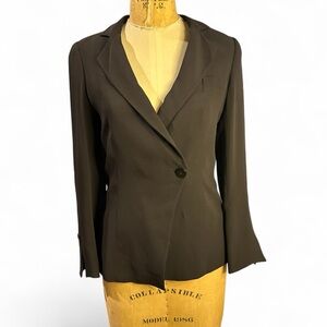 Armani Collezioni Classic Black Blazer